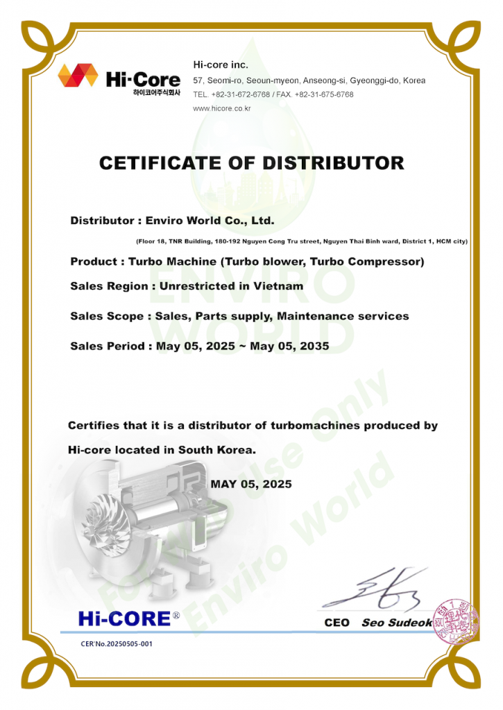 Hi-Core Certificate